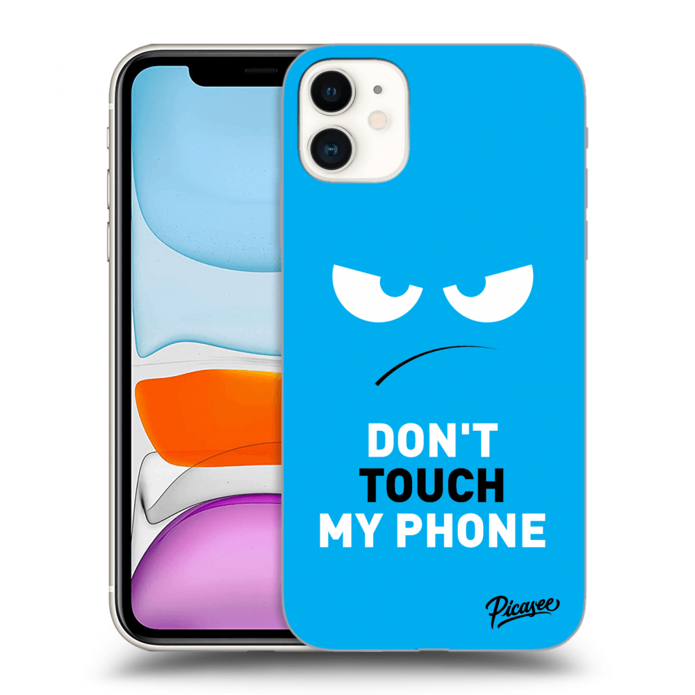 Picasee ULTIMATE CASE MagSafe za Apple iPhone 11 - Angry Eyes - Blue