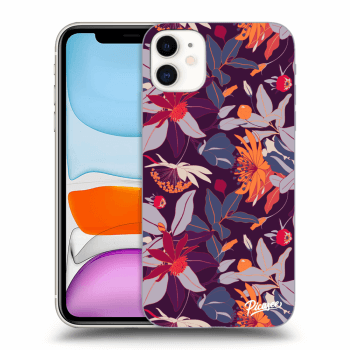 Maskica za Apple iPhone 11 - Purple Leaf