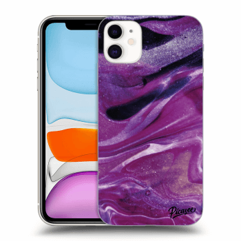 Maskica za Apple iPhone 11 - Purple glitter