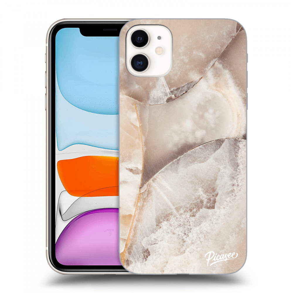 Picasee ULTIMATE CASE MagSafe za Apple iPhone 11 - Cream marble