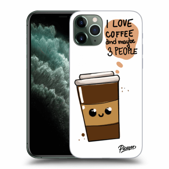 Picasee silikonska prozirna maskica za Apple iPhone 11 Pro - Cute coffee