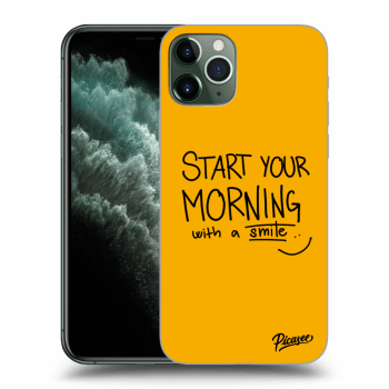 Picasee silikonska prozirna maskica za Apple iPhone 11 Pro - Smile