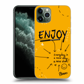 Picasee silikonska prozirna maskica za Apple iPhone 11 Pro - Enjoy