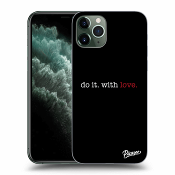 Picasee silikonska prozirna maskica za Apple iPhone 11 Pro - Do it. With love.