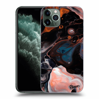 Picasee silikonska prozirna maskica za Apple iPhone 11 Pro - Cream