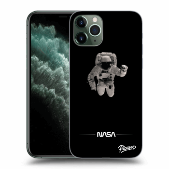 Picasee silikonska prozirna maskica za Apple iPhone 11 Pro - Astronaut Minimal