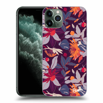 Maskica za Apple iPhone 11 Pro - Purple Leaf