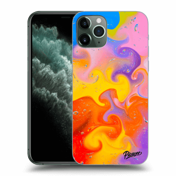 Picasee silikonska prozirna maskica za Apple iPhone 11 Pro - Bubbles