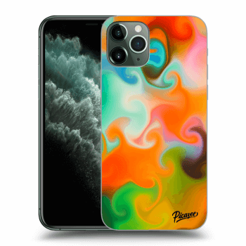 Picasee silikonska prozirna maskica za Apple iPhone 11 Pro - Juice