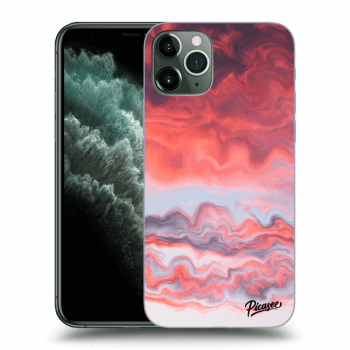 Picasee silikonska prozirna maskica za Apple iPhone 11 Pro - Sunset
