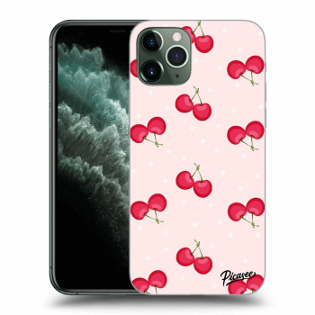 Picasee silikonska prozirna maskica za Apple iPhone 11 Pro - Cherries