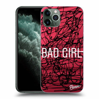 Picasee silikonska prozirna maskica za Apple iPhone 11 Pro - Bad girl