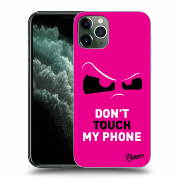 Picasee silikonska prozirna maskica za Apple iPhone 11 Pro - Cloudy Eye - Pink
