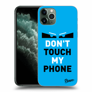 Picasee silikonska prozirna maskica za Apple iPhone 11 Pro - Shadow Eye - Blue