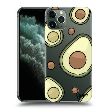Picasee silikonska prozirna maskica za Apple iPhone 11 Pro - Avocado