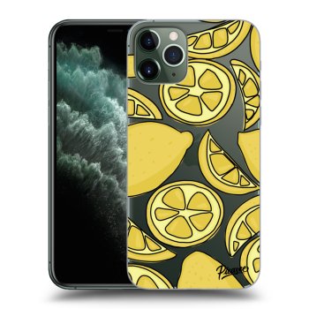 Picasee silikonska prozirna maskica za Apple iPhone 11 Pro - Lemon