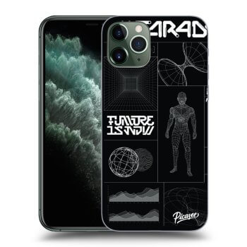 Picasee silikonska prozirna maskica za Apple iPhone 11 Pro - BLACK BODY