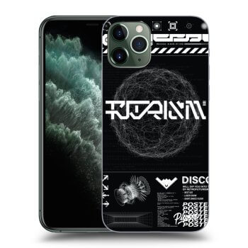 Picasee silikonska prozirna maskica za Apple iPhone 11 Pro - BLACK DISCO