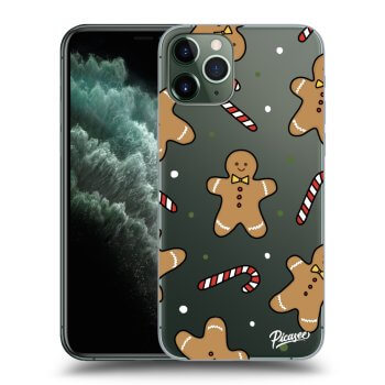 Picasee silikonska prozirna maskica za Apple iPhone 11 Pro - Gingerbread