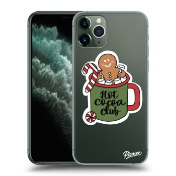 Picasee silikonska prozirna maskica za Apple iPhone 11 Pro - Hot Cocoa Club