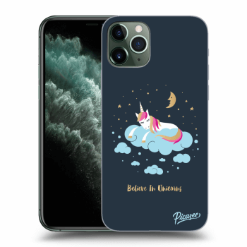 Picasee silikonska prozirna maskica za Apple iPhone 11 Pro - Believe In Unicorns