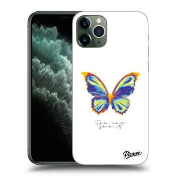 Picasee silikonska prozirna maskica za Apple iPhone 11 Pro - Diamanty White
