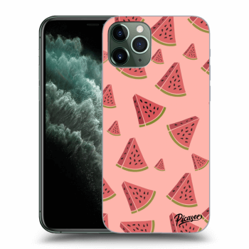 Picasee silikonska prozirna maskica za Apple iPhone 11 Pro - Watermelon