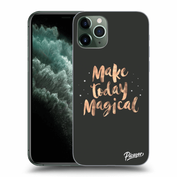 Picasee silikonska prozirna maskica za Apple iPhone 11 Pro - Make today Magical