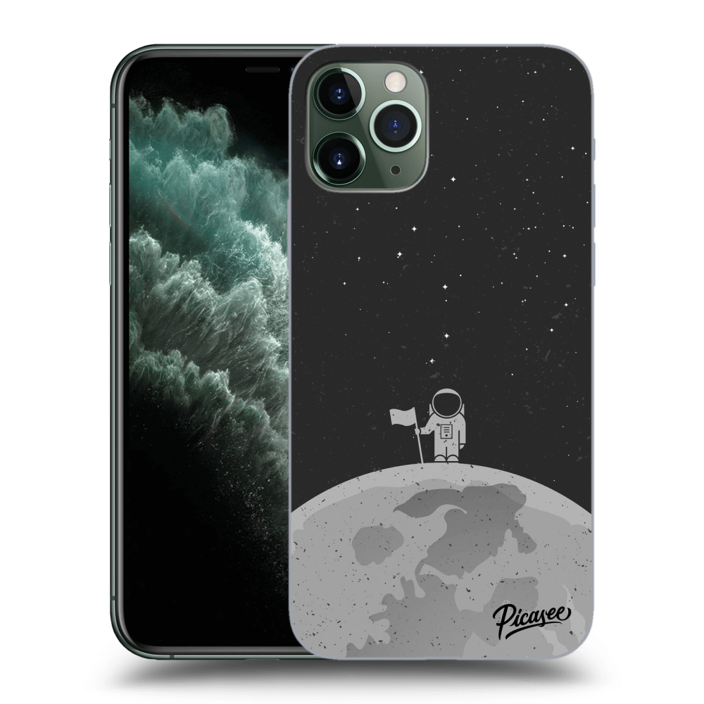 Picasee silikonska prozirna maskica za Apple iPhone 11 Pro - Astronaut