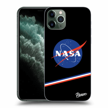Picasee crna silikonska maskica za Apple iPhone 11 Pro Max - NASA Original