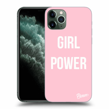 Picasee silikonska prozirna maskica za Apple iPhone 11 Pro Max - Girl power