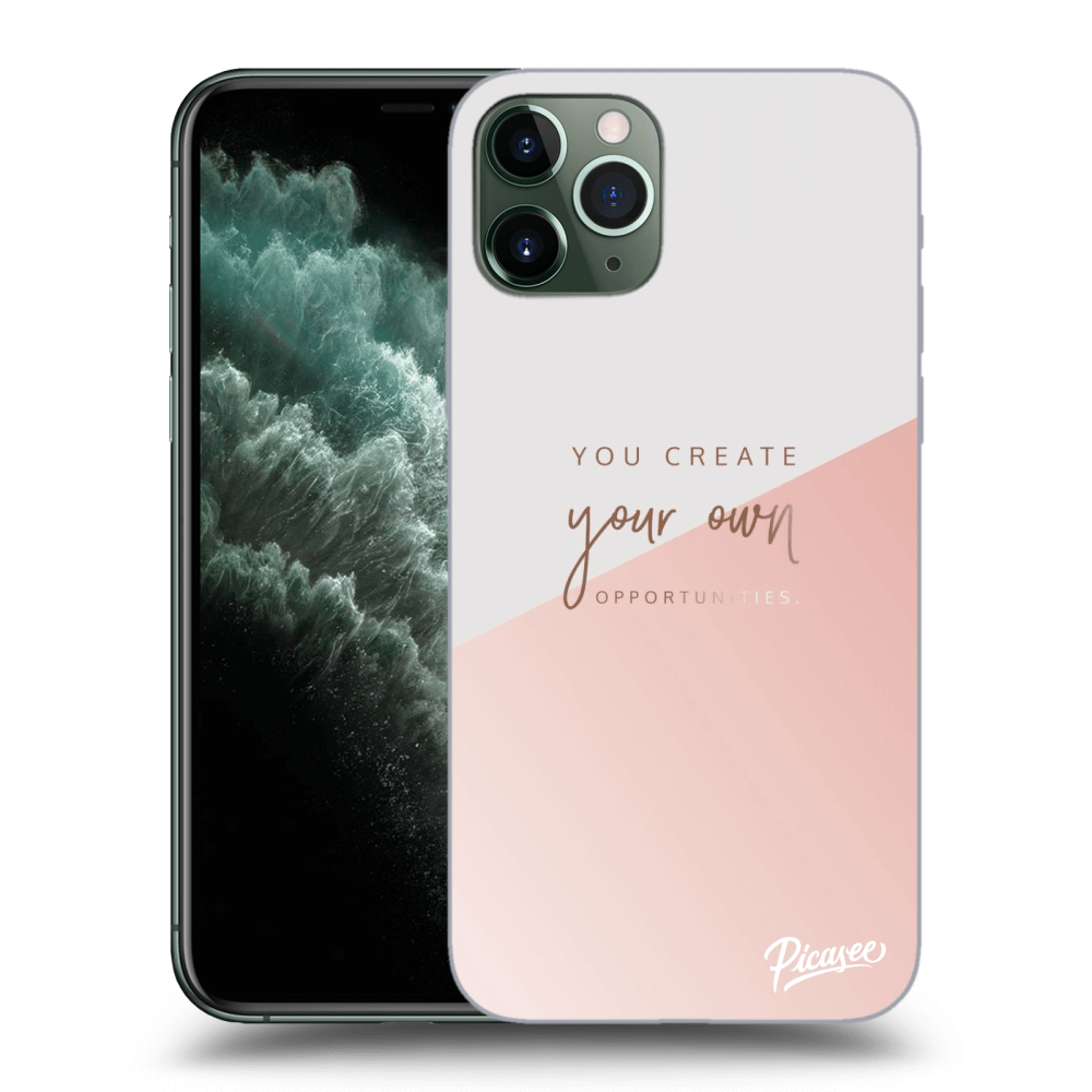 Picasee silikonska prozirna maskica za Apple iPhone 11 Pro Max - You create your own opportunities