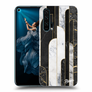 Maskica za Honor 20 Pro - Black & White tile