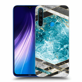 Maskica za Xiaomi Redmi Note 8 - Blue geometry