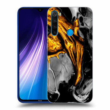 Maskica za Xiaomi Redmi Note 8 - Black Gold