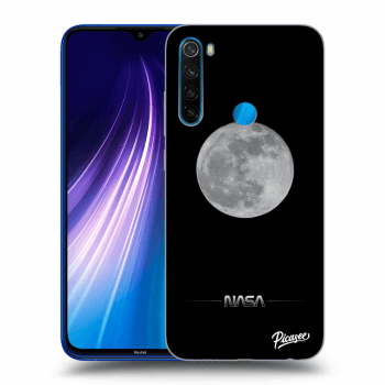 Picasee silikonska prozirna maskica za Xiaomi Redmi Note 8 - Moon Minimal