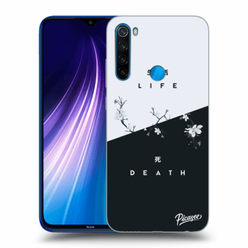 Picasee silikonska prozirna maskica za Xiaomi Redmi Note 8 - Life - Death