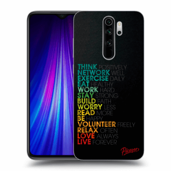 Picasee silikonska prozirna maskica za Xiaomi Redmi Note 8 Pro - Motto life