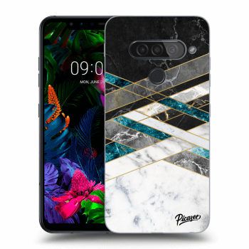 Maskica za LG G8s ThinQ - Black & White geometry