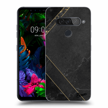 Maskica za LG G8s ThinQ - Black tile