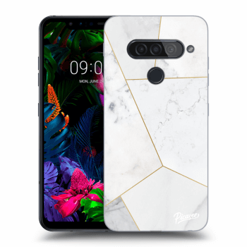 Maskica za LG G8s ThinQ - White tile