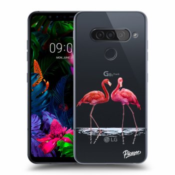 Maskica za LG G8s ThinQ - Flamingos couple