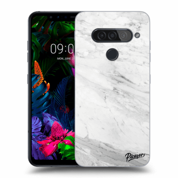 Maskica za LG G8s ThinQ - White marble