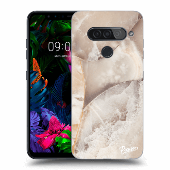 Maskica za LG G8s ThinQ - Cream marble