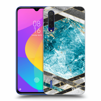 Maskica za Xiaomi Mi 9 Lite - Blue geometry