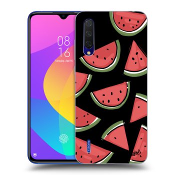 Picasee crna silikonska maskica za Xiaomi Mi 9 Lite - Melone