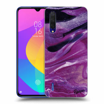 Maskica za Xiaomi Mi 9 Lite - Purple glitter