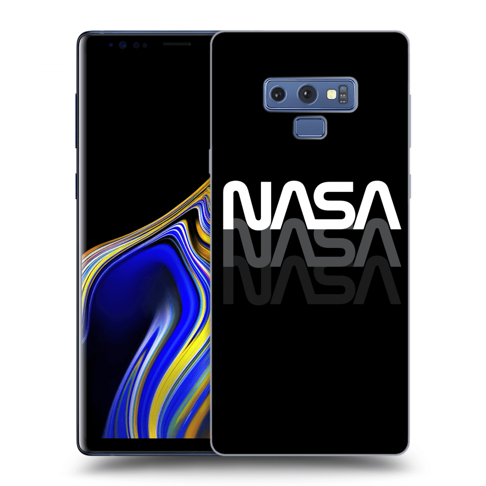 Picasee crna silikonska maskica za Samsung Galaxy Note 9 N960F - NASA Triple