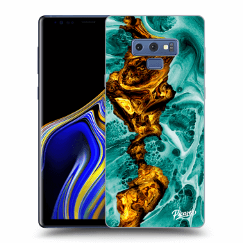 Picasee crna silikonska maskica za Samsung Galaxy Note 9 N960F - Goldsky