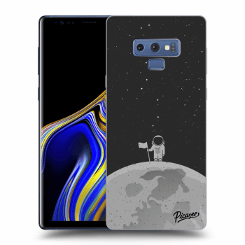 Picasee crna silikonska maskica za Samsung Galaxy Note 9 N960F - Astronaut